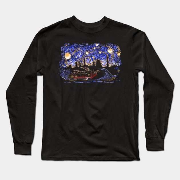 Starry Canyon Long Sleeve T-Shirt by Zascanauta